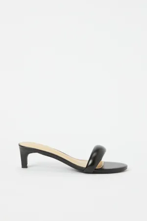 Women Black Padded Mule