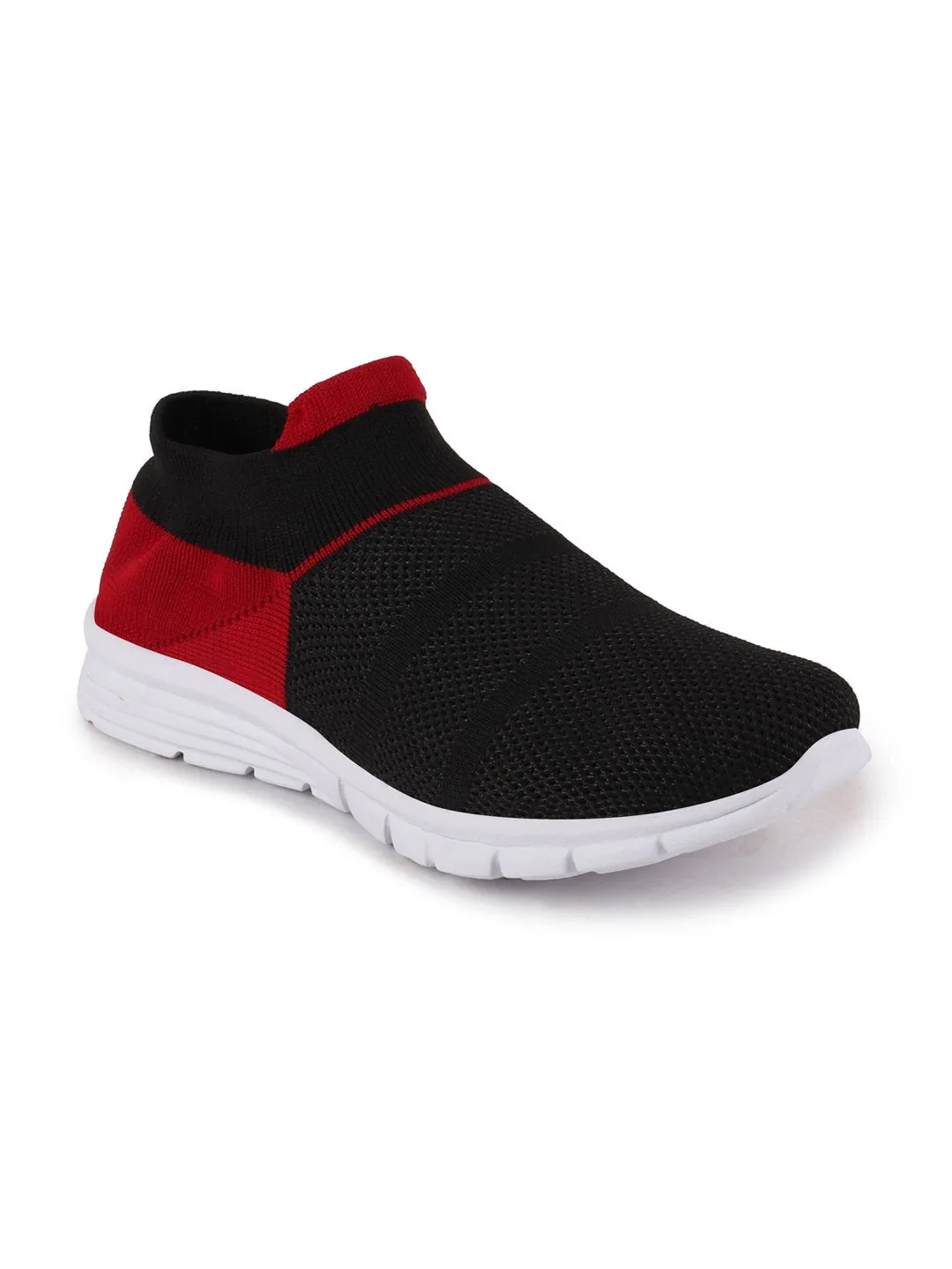 Women Black Sports Slip-On Outdoor Walking Shoes