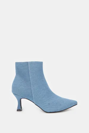 Women Denim Ankle Boots