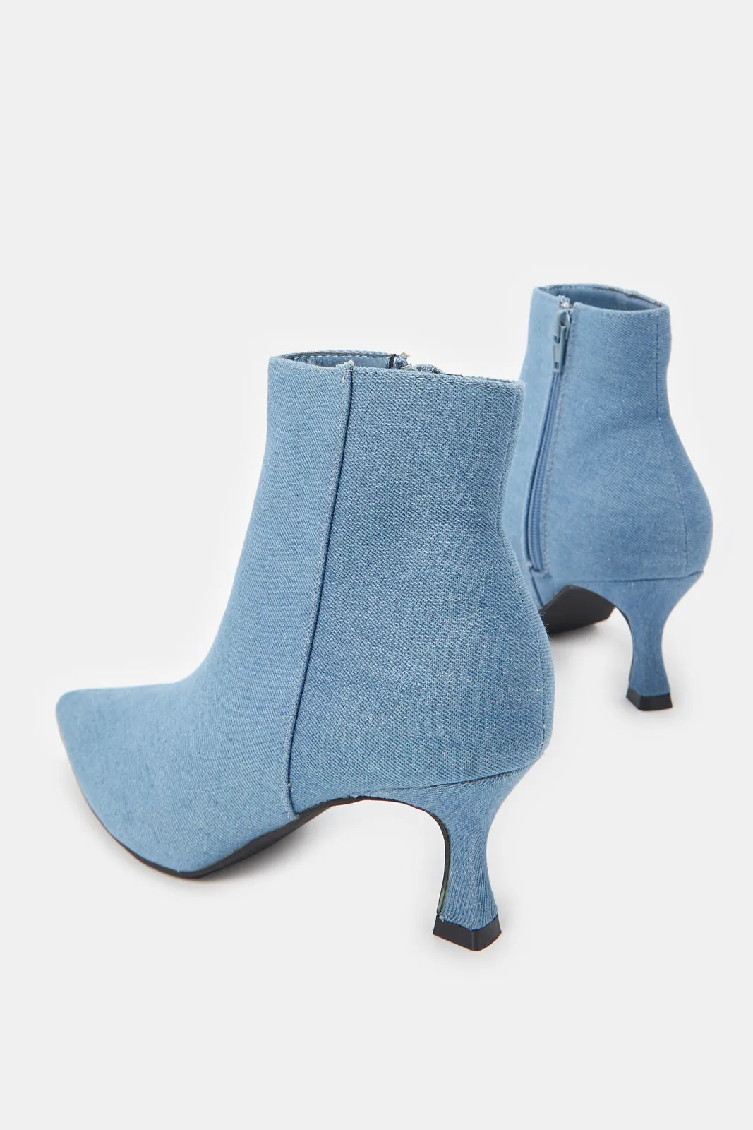 Women Denim Ankle Boots