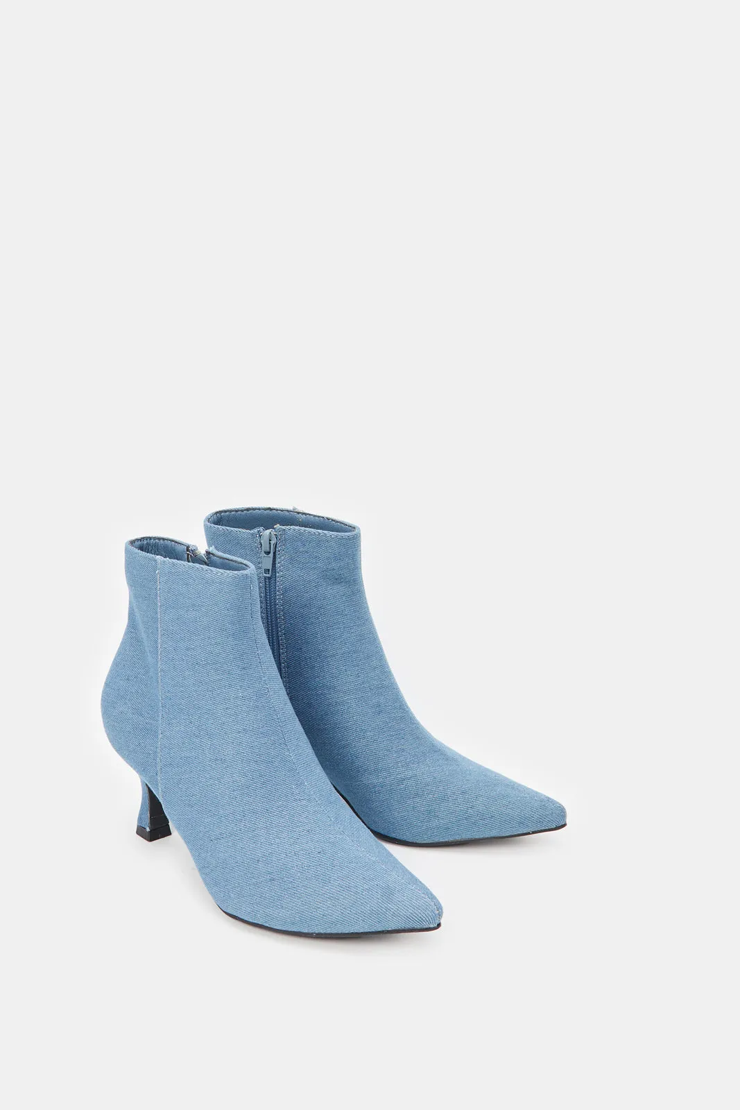 Women Denim Ankle Boots