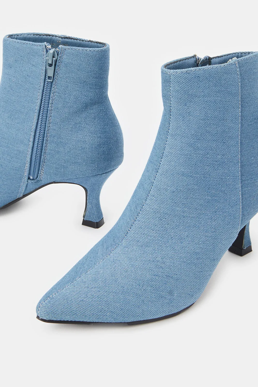 Women Denim Ankle Boots