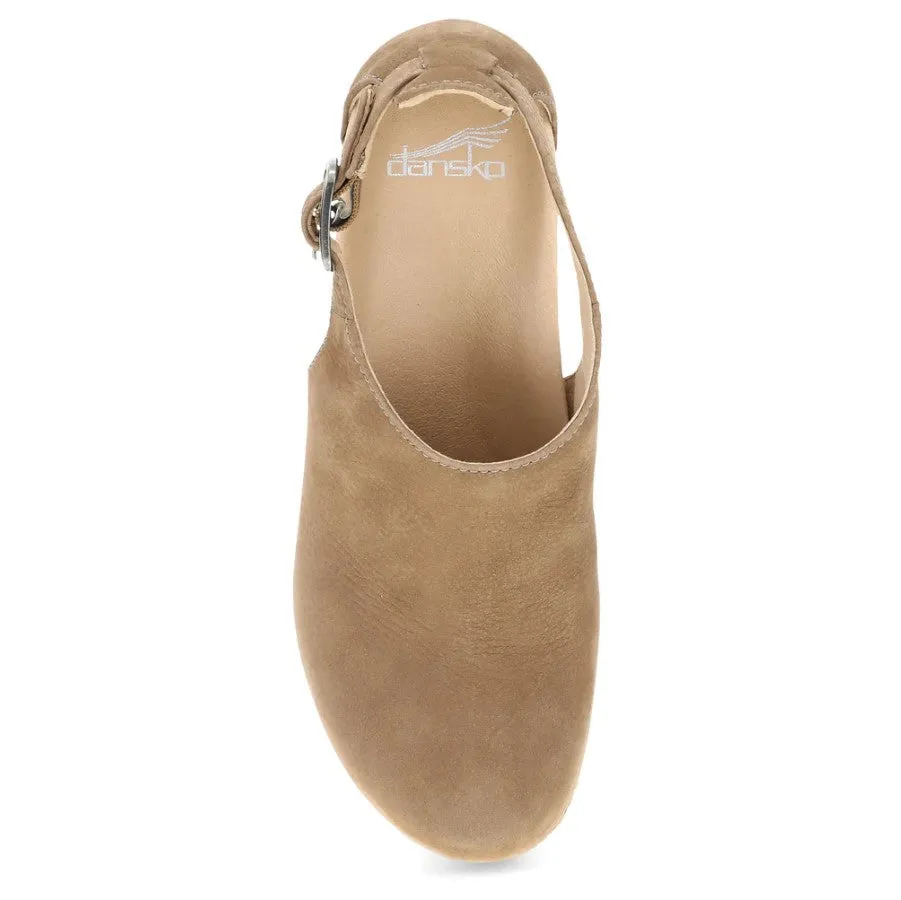 WOMEN'S DANSKO SASSY 1831202200 COLOR: MOREL MILLED NUBUCK HEEL