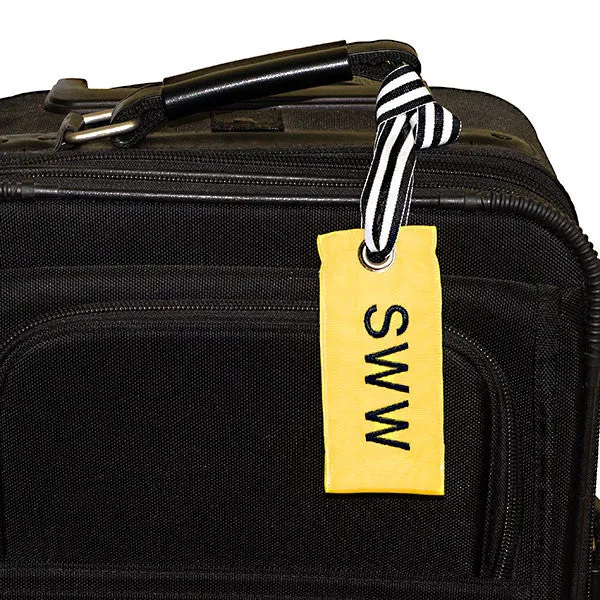 Yellow Luggage Tag