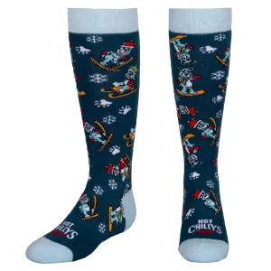 Youth Mid Volume Sock - Snow Bears